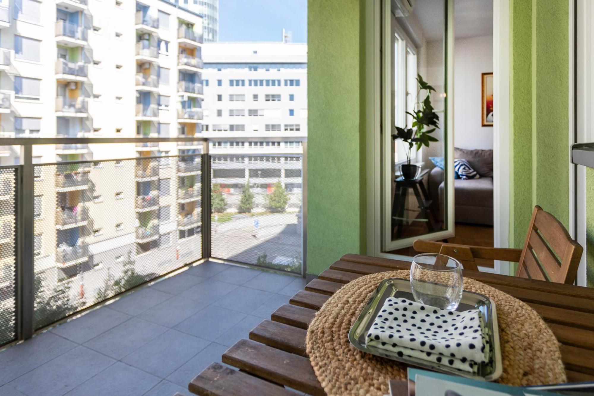 Apartamento Sunny 1Bdr With Balcony & Parking Zagreb Exterior foto