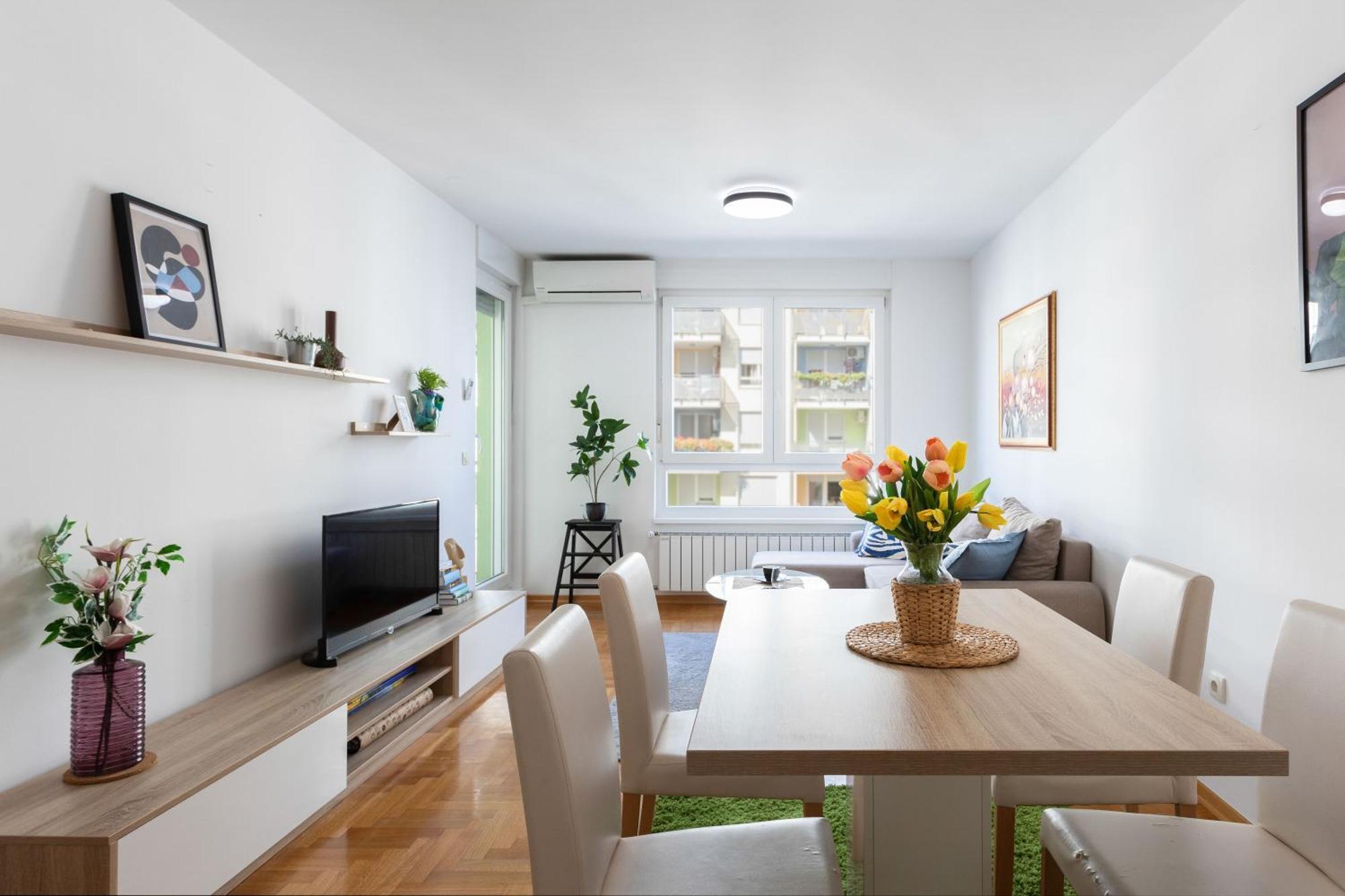 Apartamento Sunny 1Bdr With Balcony & Parking Zagreb Exterior foto
